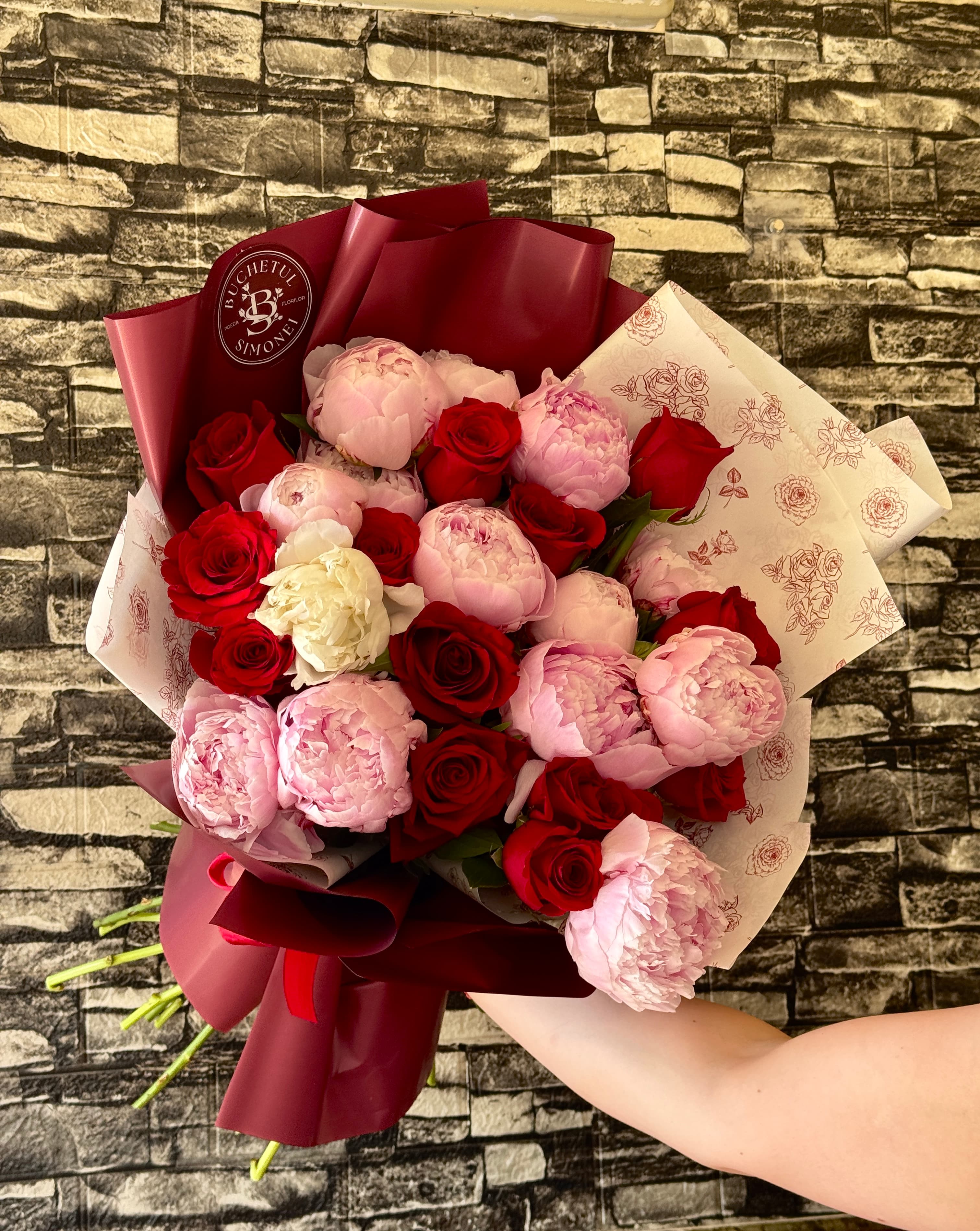 Red and pink gift